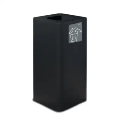 Металлическая урна STIL CASA, 100 л, для общественных помещений, 380x380x800 мм