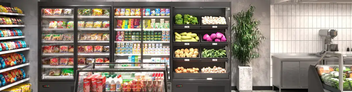 Настенные коммерческие холодильные витрины Cooles SlimDeck 