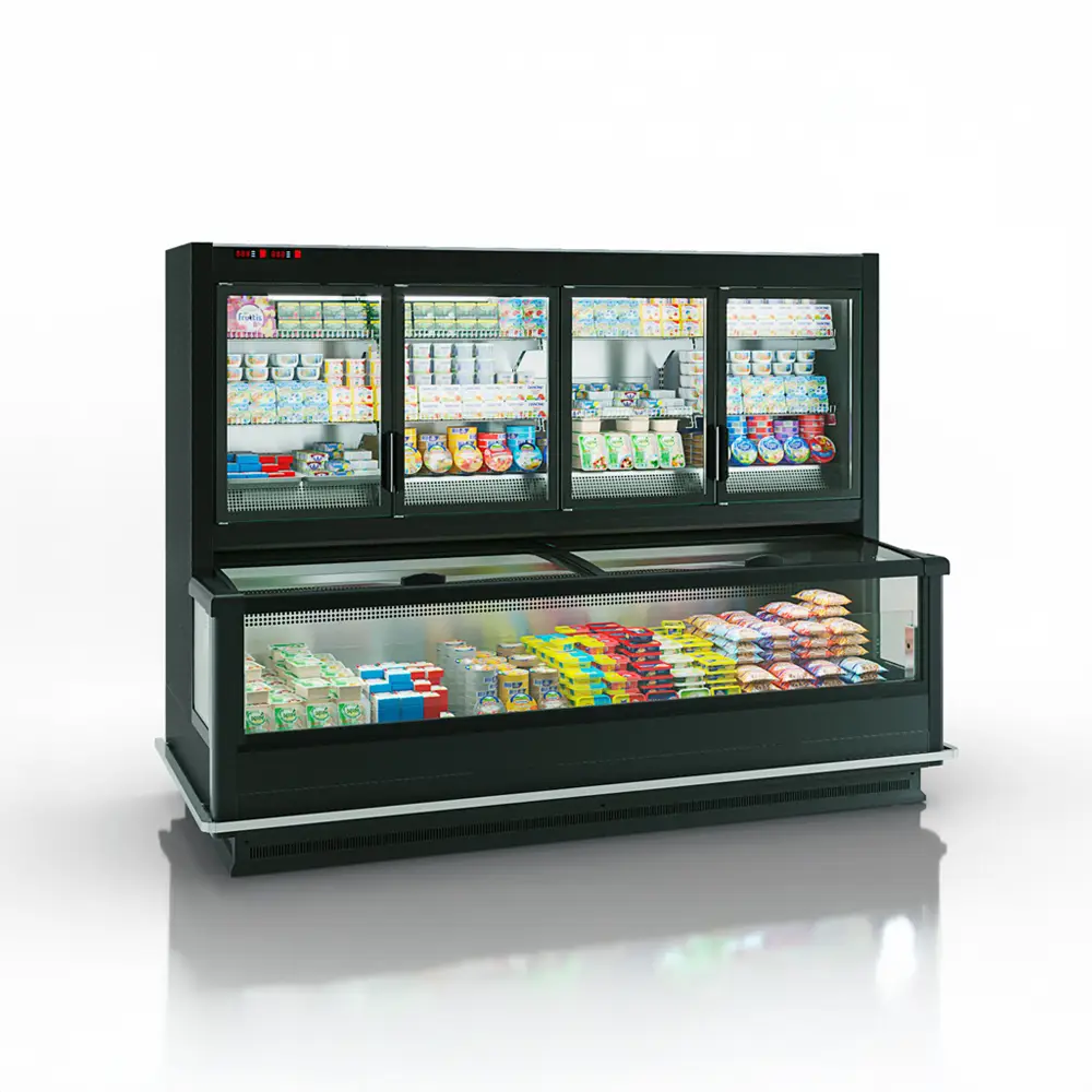 Vitrine frigorifice combinate