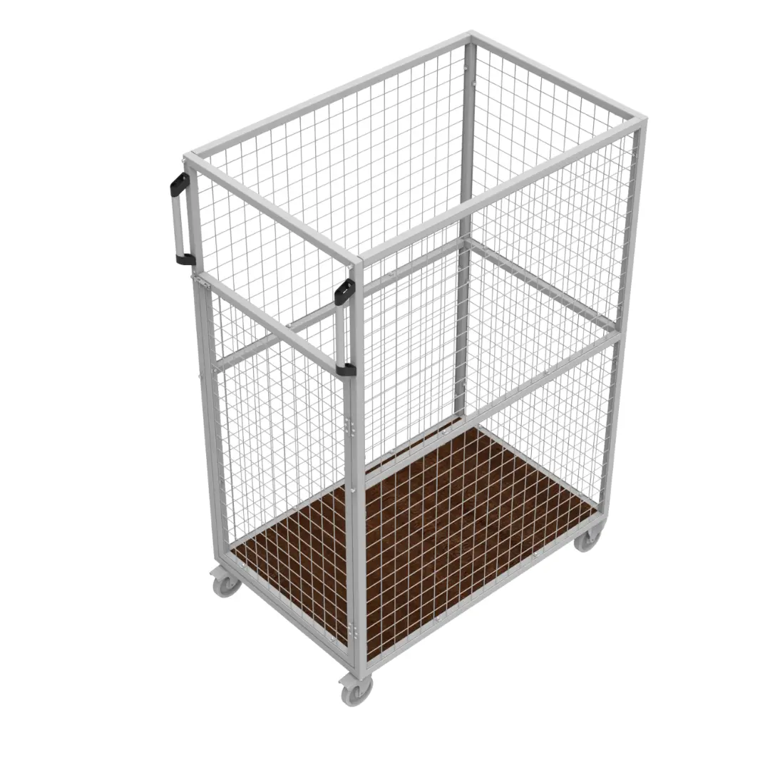 Тележка-контейнер Moduline с сетчатыми стенками, 165 кг, 1215×795×1880 мм