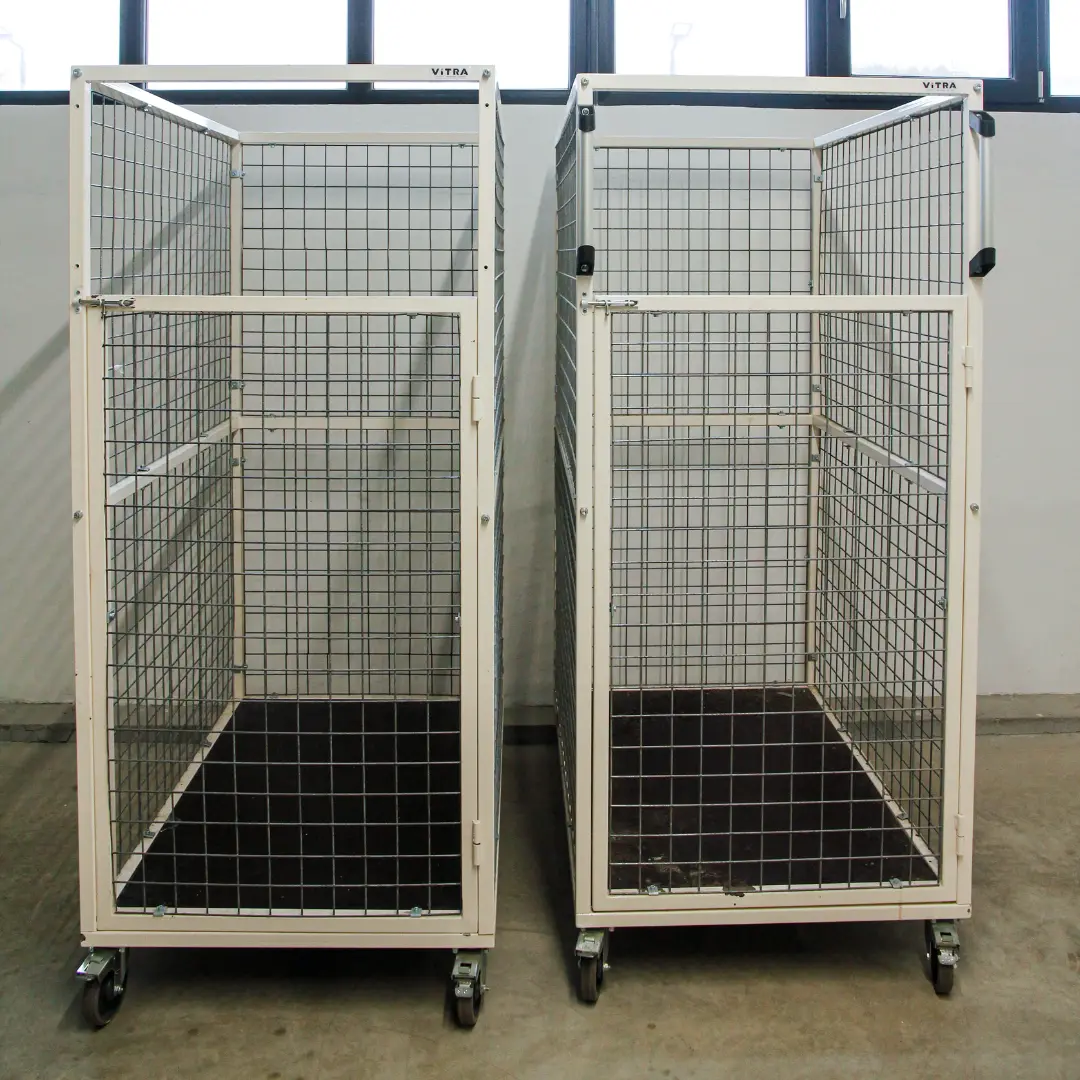Тележка-контейнер Moduline с сетчатыми стенками, 165 кг, 1215×795×1880 мм