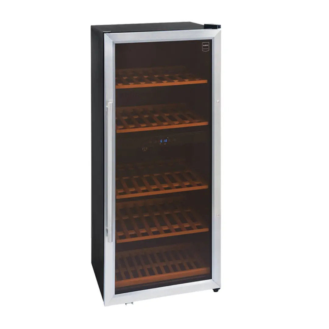 Винный холодильник 171 бутылка, 2 зоны, +5°C–22°C, LED