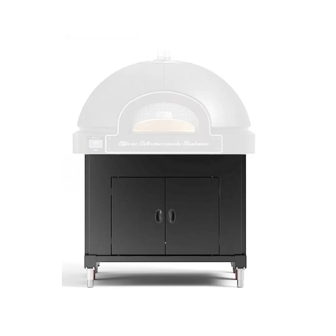 Подставка с закрытым шкафом для печи Dome Touch, на колёсах, 1400×1184×1110 мм