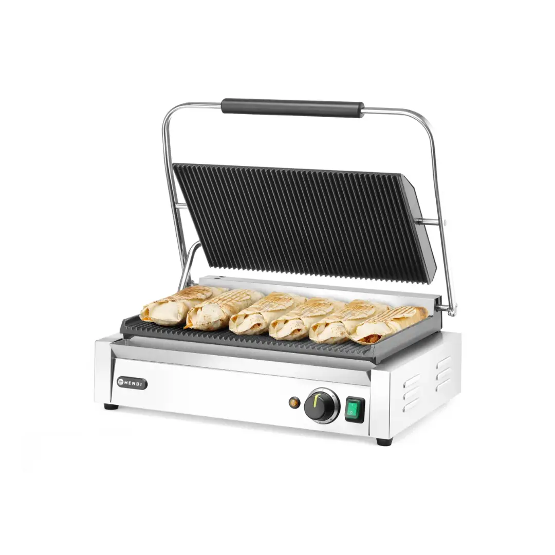 Контактный гриль „Панини” XL, 230 В, 2700 Вт, 548x464x(H)216 мм, Hendi