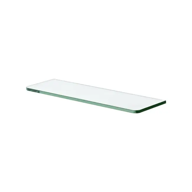 Стандартная полка Glassline, из прозрачного стекла, 420x120x8 мм