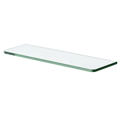 Стандартная полка Glassline, из прозрачного стекла, 420x120x8 мм