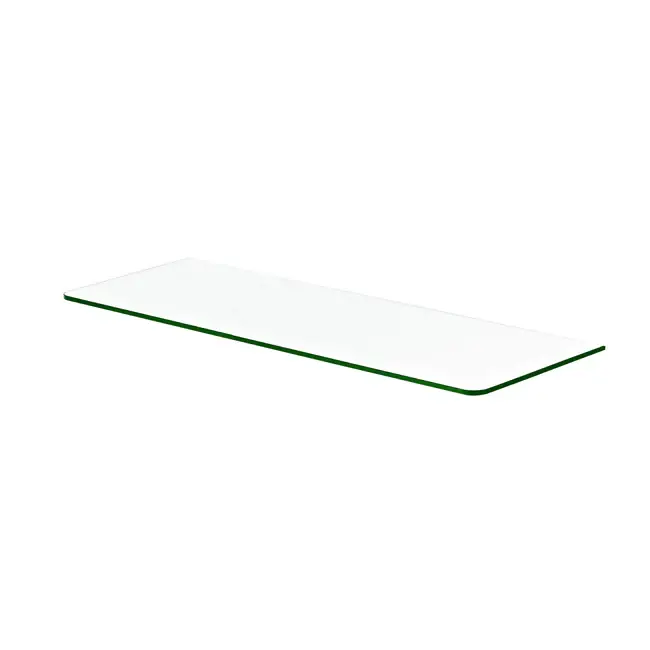 Стандартная полка Glassline, из прозрачного стекла, 420x120x8 мм