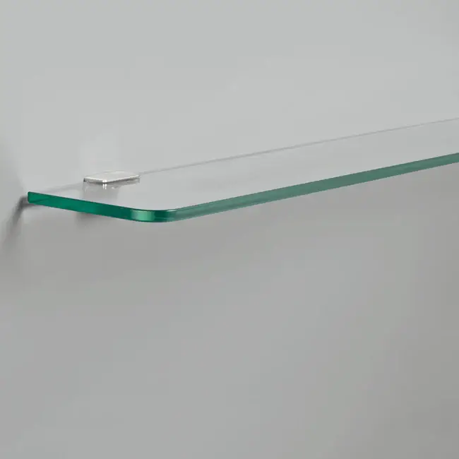 Стандартная полка Glassline, из прозрачного стекла, 420x120x8 мм