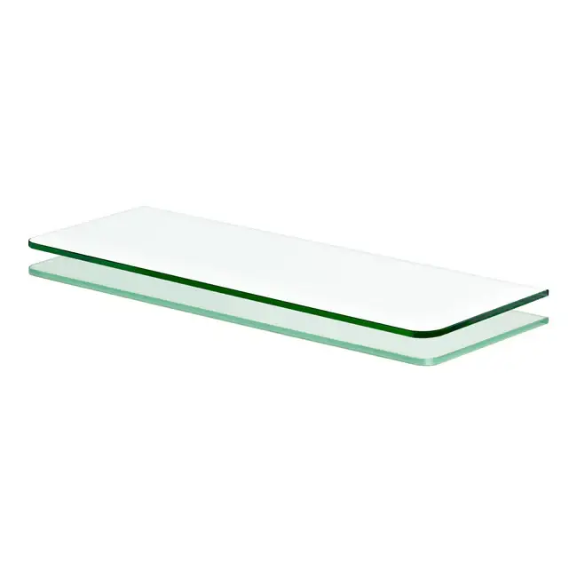 Стандартная полка Glassline, из прозрачного стекла, 420x120x8 мм