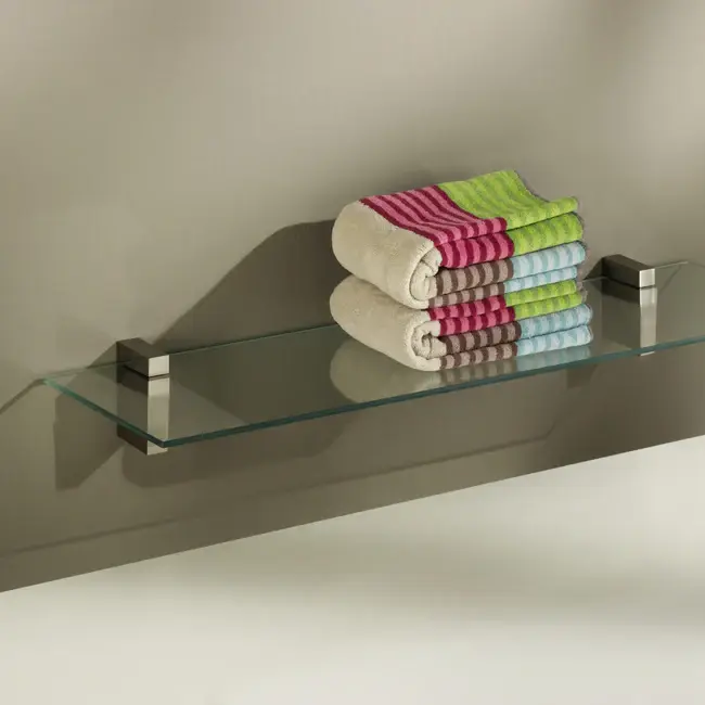 Стандартная полка Glassline, из прозрачного стекла, 420x120x8 мм