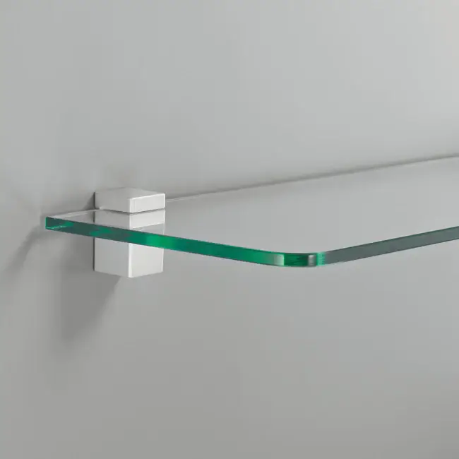 Стандартная полка Glassline, из прозрачного стекла, 420x120x8 мм