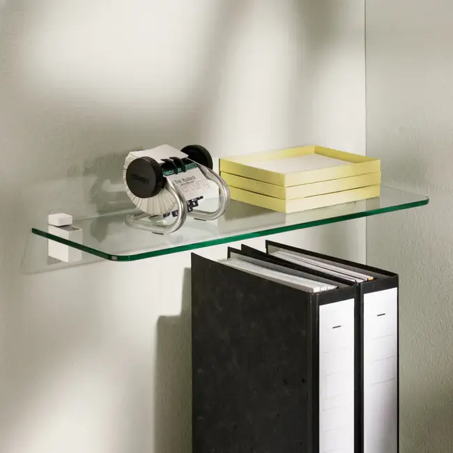 Стандартная полка Glassline, из прозрачного стекла, 420x120x8 мм