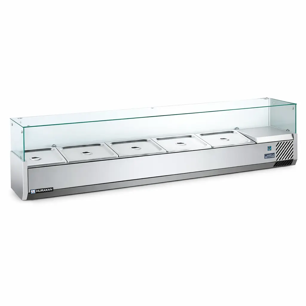 Холодильная витрина для топпингов HURAKAN HKN-VRX1200/330