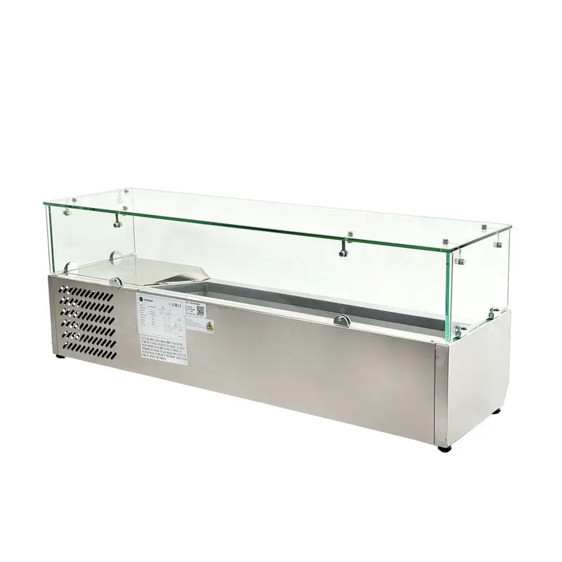 Холодильная витрина для топпингов HURAKAN HKN-VRX1200/330