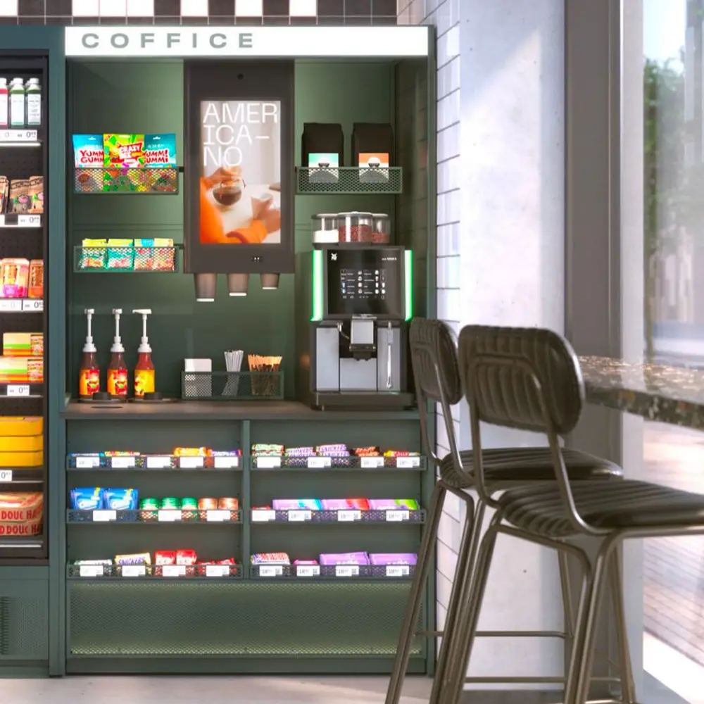 Coffice. Станция самообслуживания кофе и других горячих напитков
