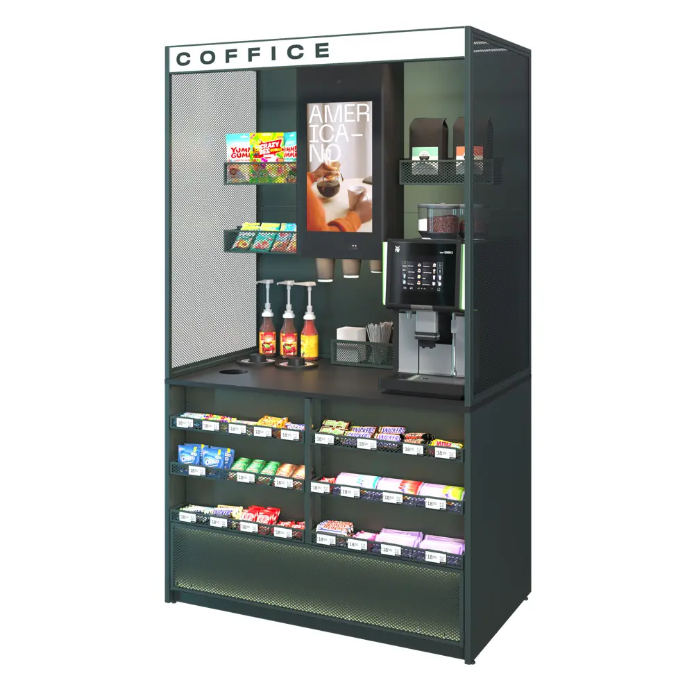 Coffice. Станция самообслуживания кофе и других горячих напитков