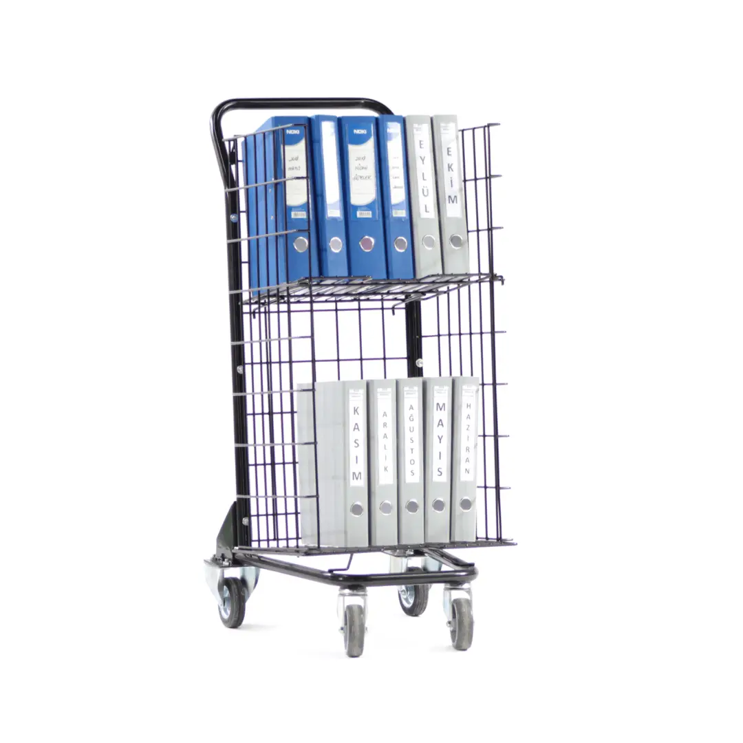 Тележка Office File Trolley, 1000×400×430 мм, грузоподъёмность 400 кг
