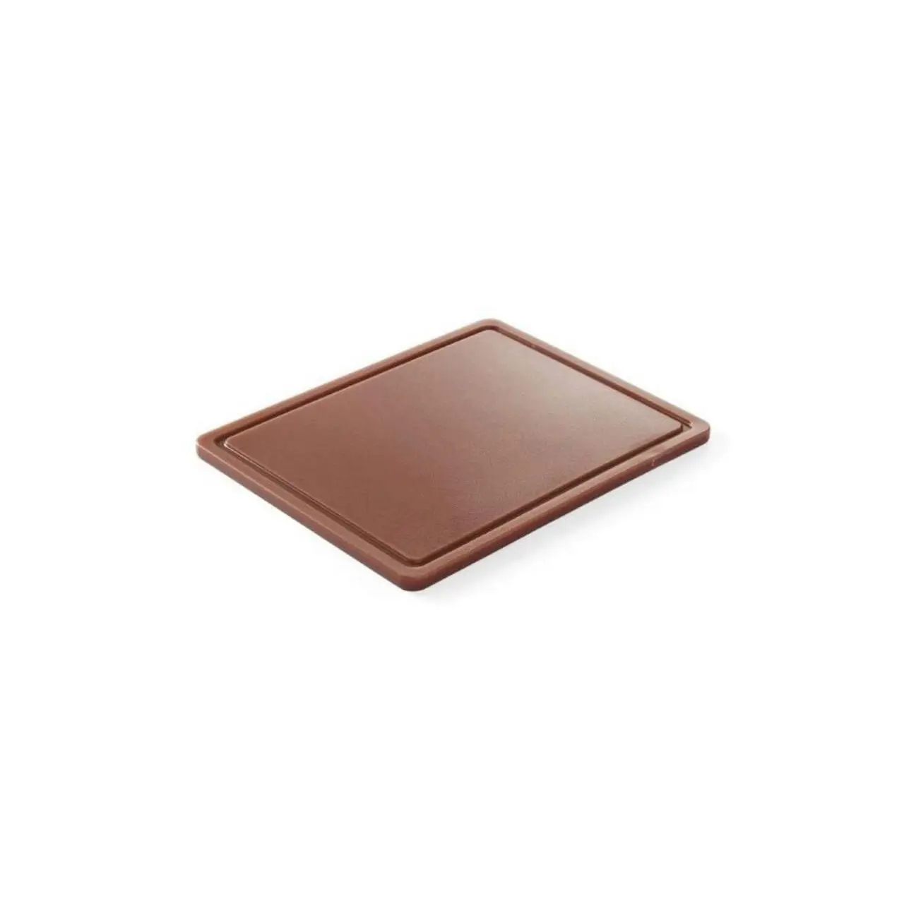 Доска белая, 26.5x32.5x(В)1.2 см - GN1/2, с канавкой для слива, полиэтилен HDPE 500, соответствует нормам гигиены HACCP