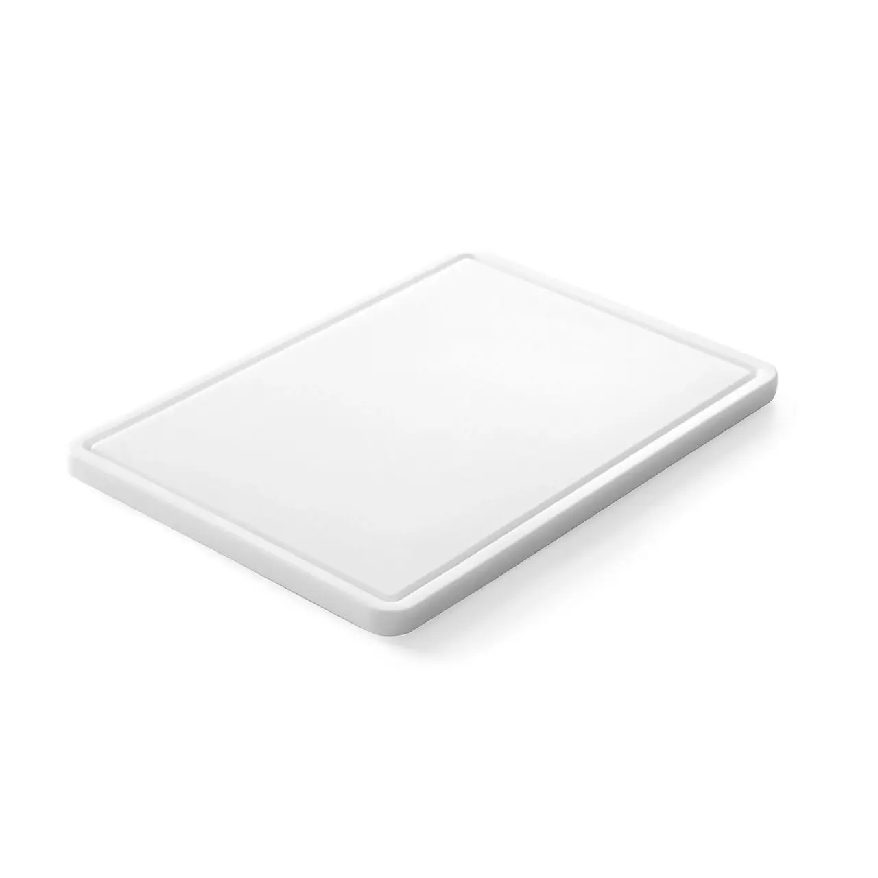 Универсальная белая пластиковая разделочная доска Hendi 355x250x(H)15mm