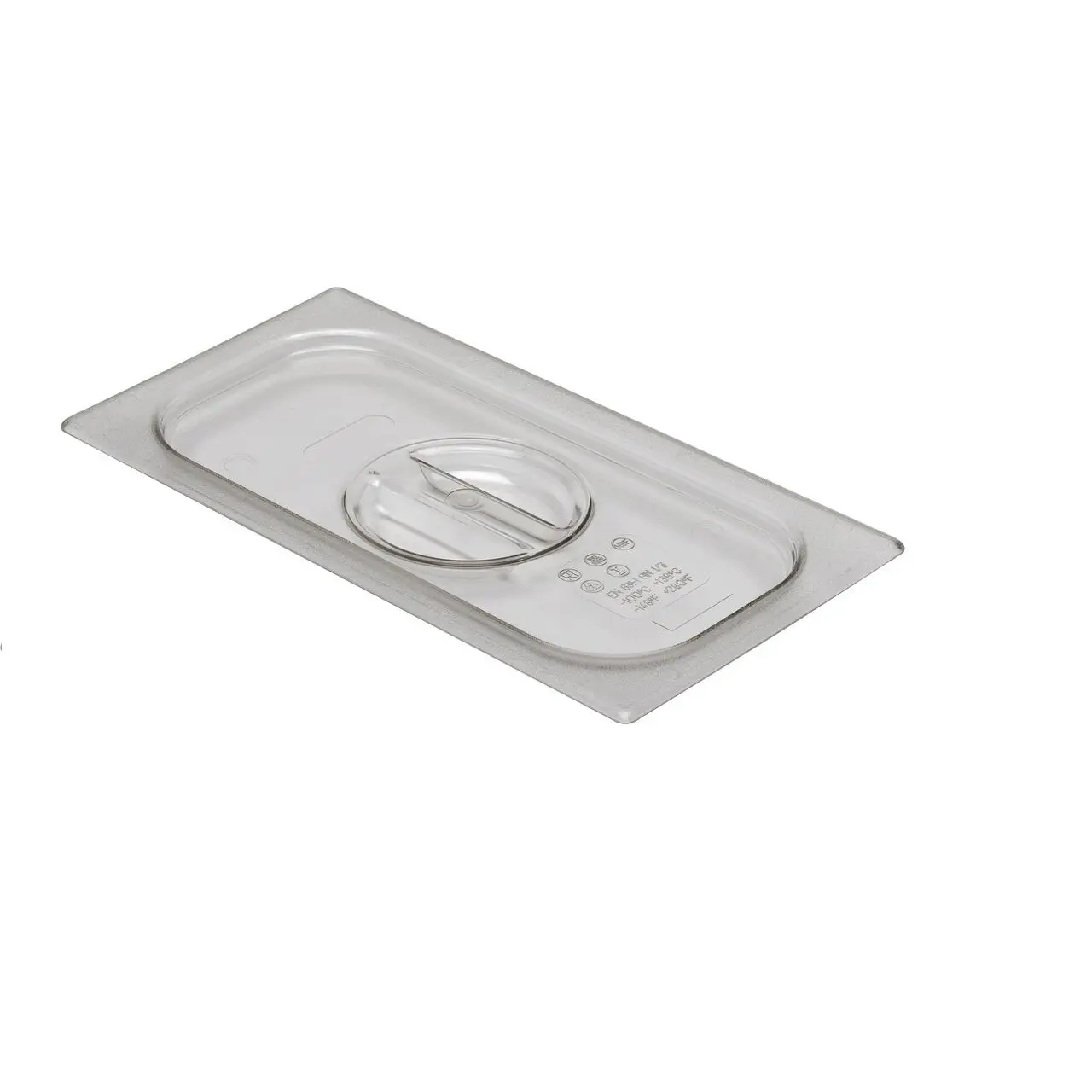Крышка GN 1/1 из прозрачного поликарбоната с вырезом под sous-vide