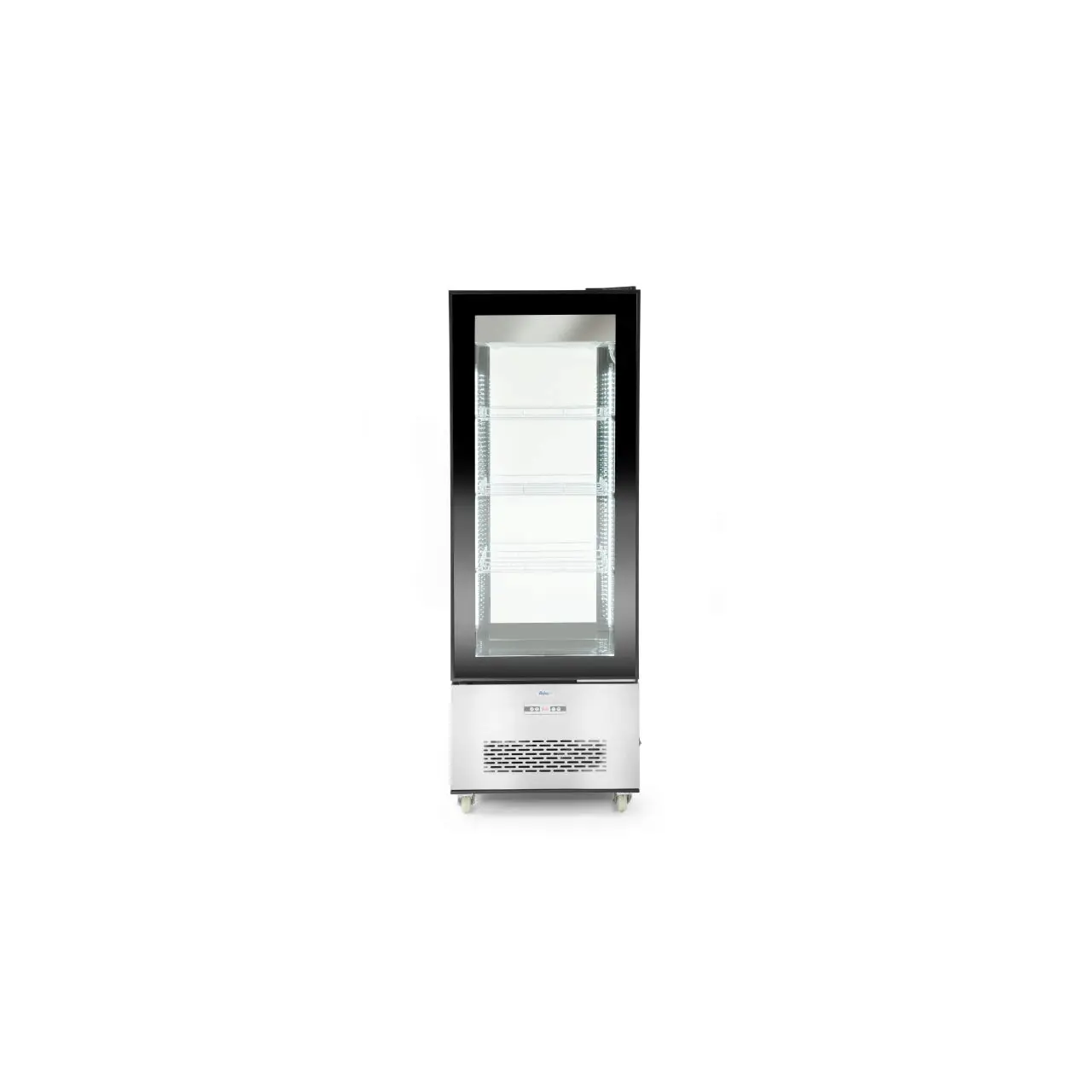 Холодильная витрина с двойным остеклением и LED-подсветкой 550 л 850×650×1908 мм