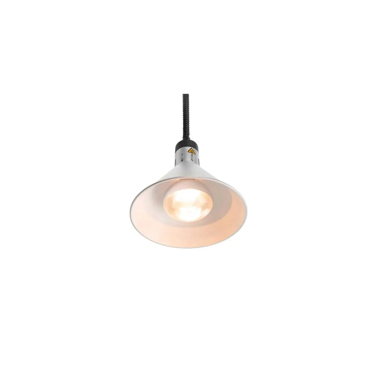Коническая тепловая лампа, серебристая ø275x(H)250 мм, 230V, 250W