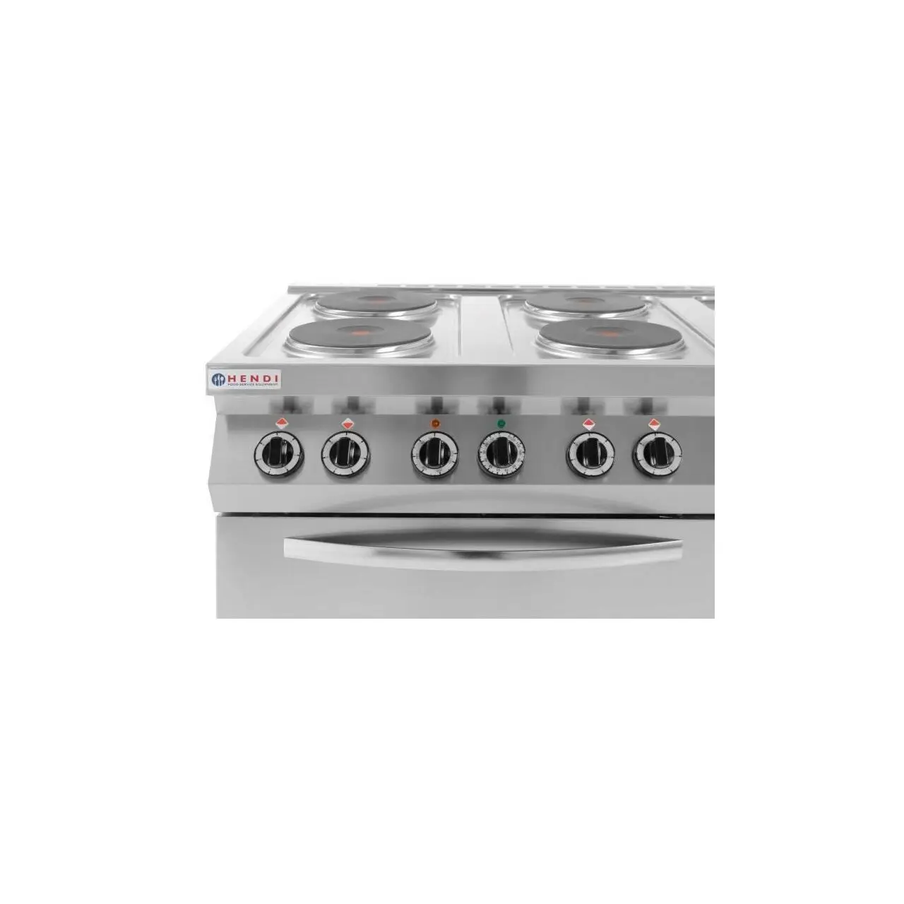 Кухонная машина Kitchen Line, 6 электрических конфорок Hendi, 15.6W, размеры 1200x700x(H)900мм