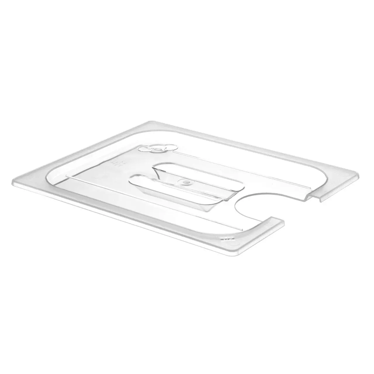 Крышка GN 1/1 из прозрачного поликарбоната с вырезом под sous-vide