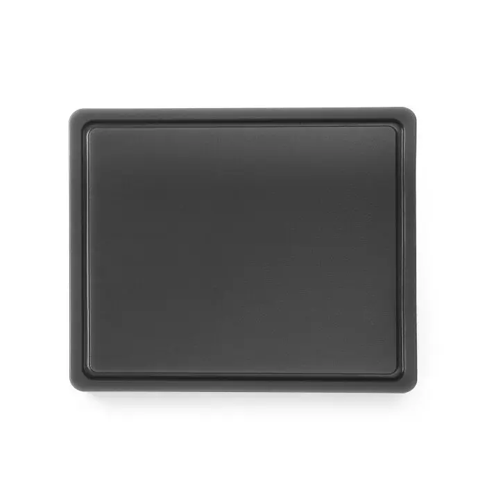 Доска белая, 26.5x32.5x(В)1.2 см - GN1/2, с канавкой для слива, полиэтилен HDPE 500, соответствует нормам гигиены HACCP