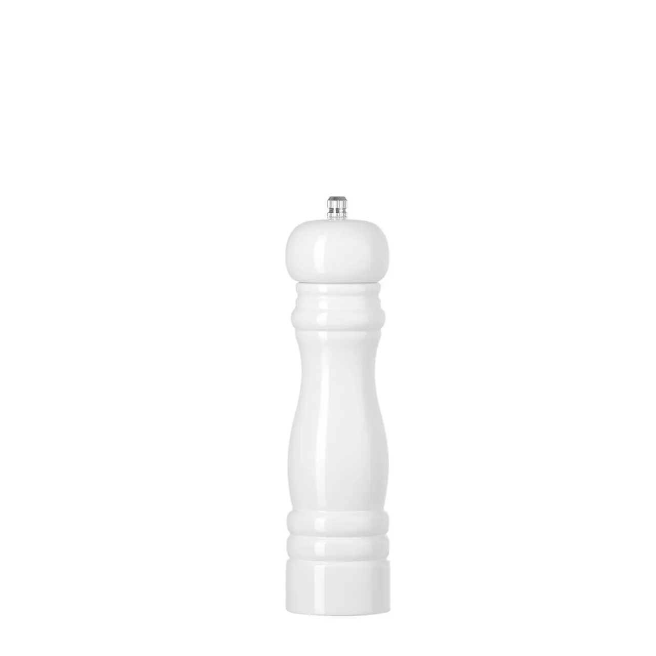 Деревянная мельница для перца, белая, Ø65×415 мм