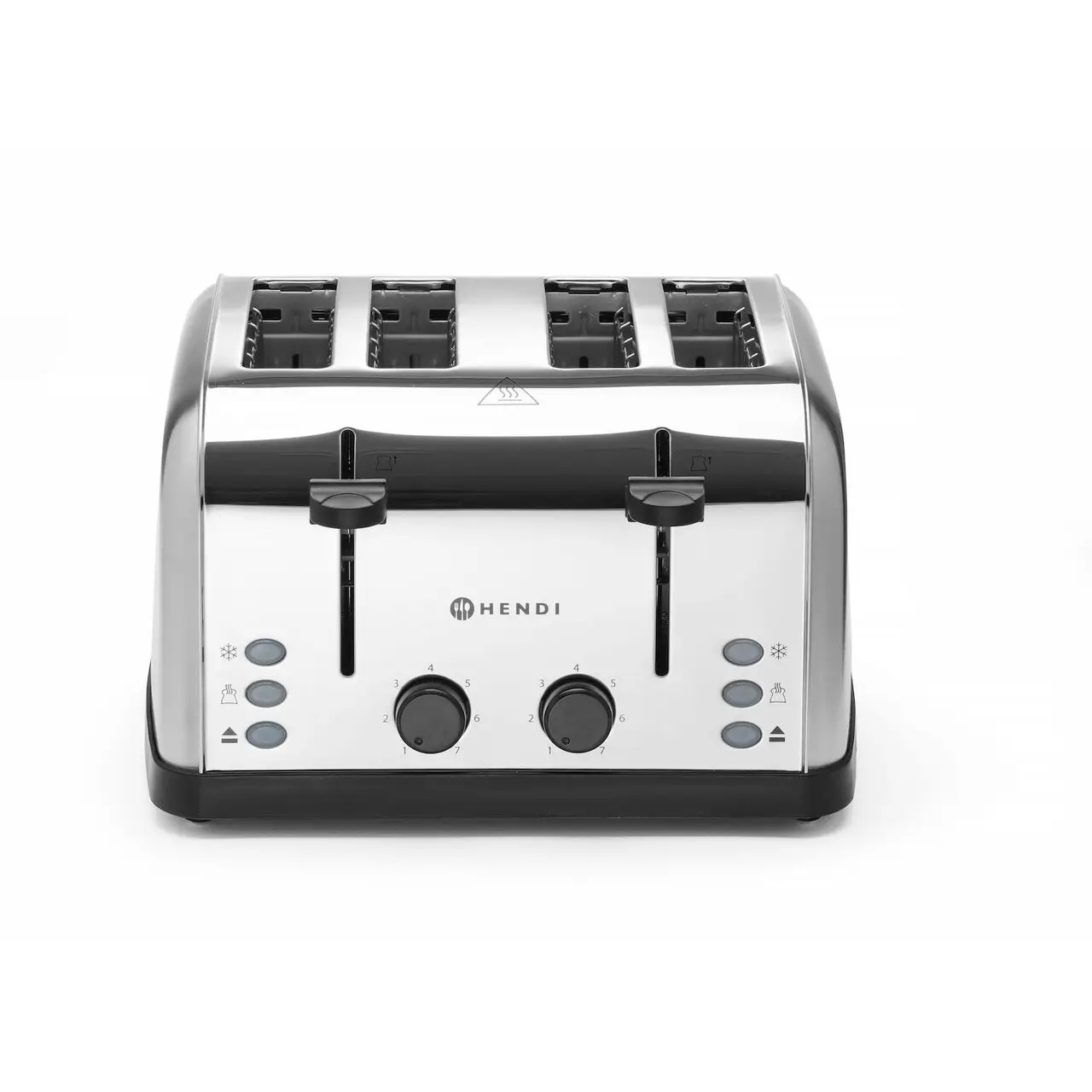 Тостер на 4 ломтика, нержавеющая сталь, 240V/1500W, 295x335x(H)180mm