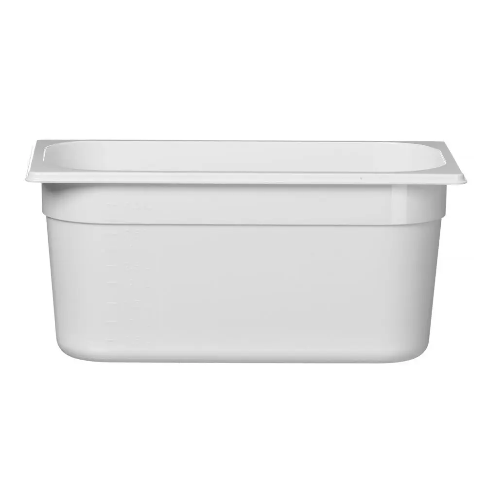Белая гастроёмкость GN 1/3 из поликарбоната, 2,5 л