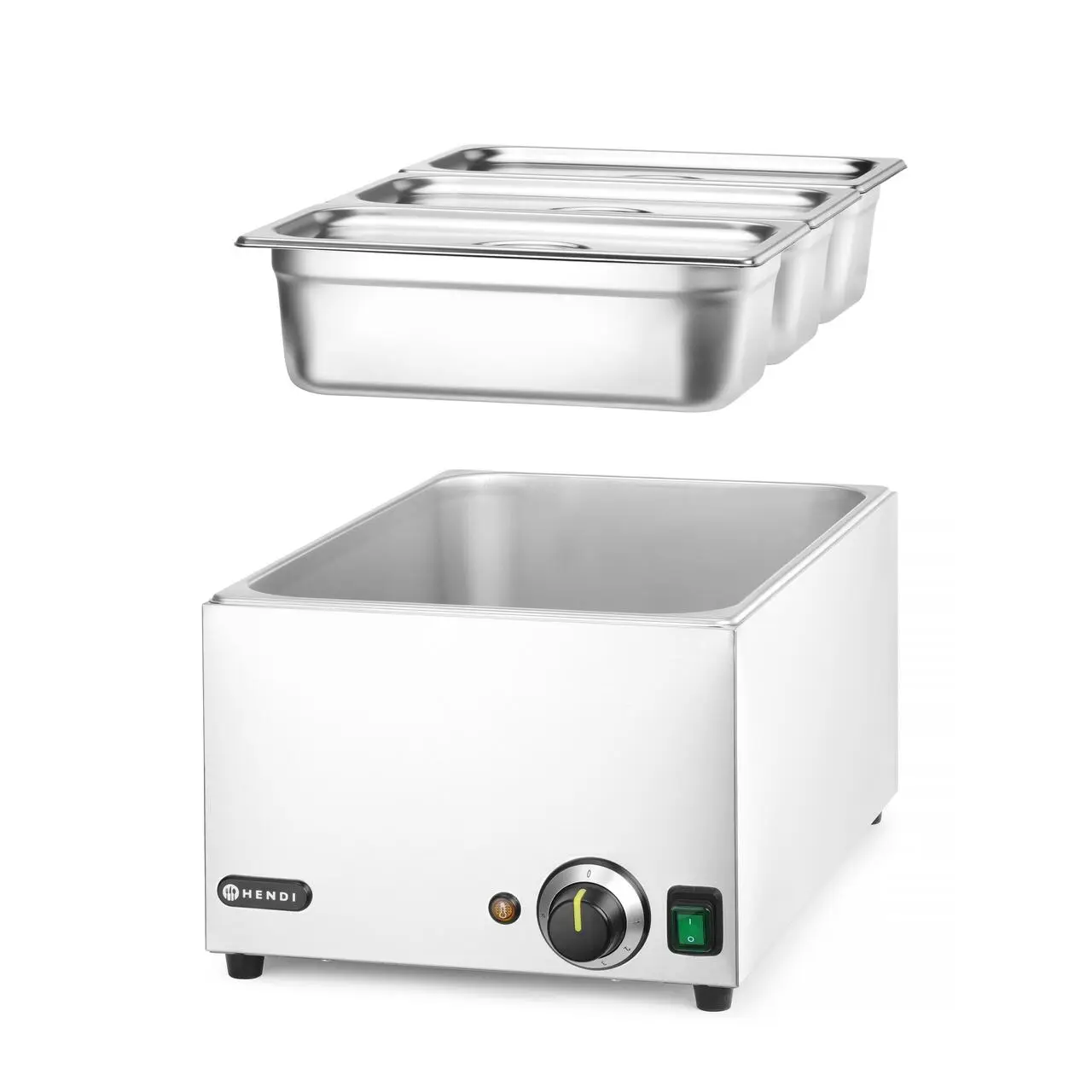 Настольный мармит bain-marie GN 1/1 с 3 гастроёмкостями GN 1/3 и крышками