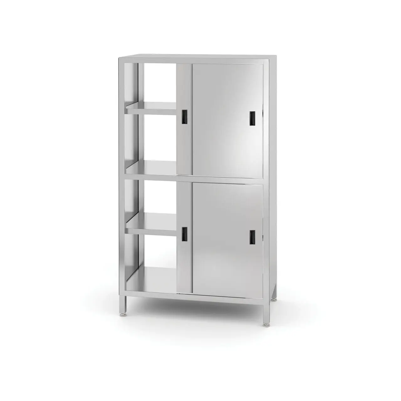 Проходные шкафы из нержавеющей стали с раздвижными дверями Kitchen Line