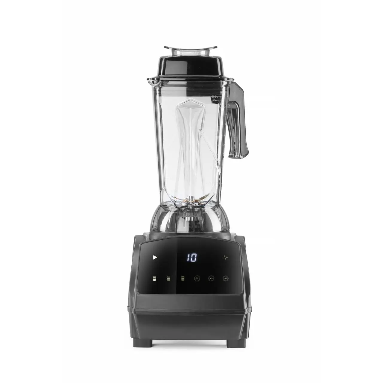 Блендер цифровой для бара без BPA, HENDI, 2,5L, Черный, 230V/1680W, 220x240x(H)535mm