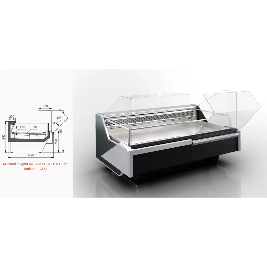 Витрина Missouri enigma MC 122 LT OS 115-DLM - 1250