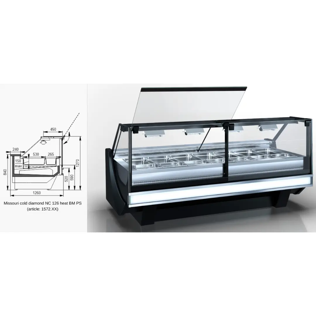 Витрина Missouri cold diamond NC 126 heat BM PS - 3750