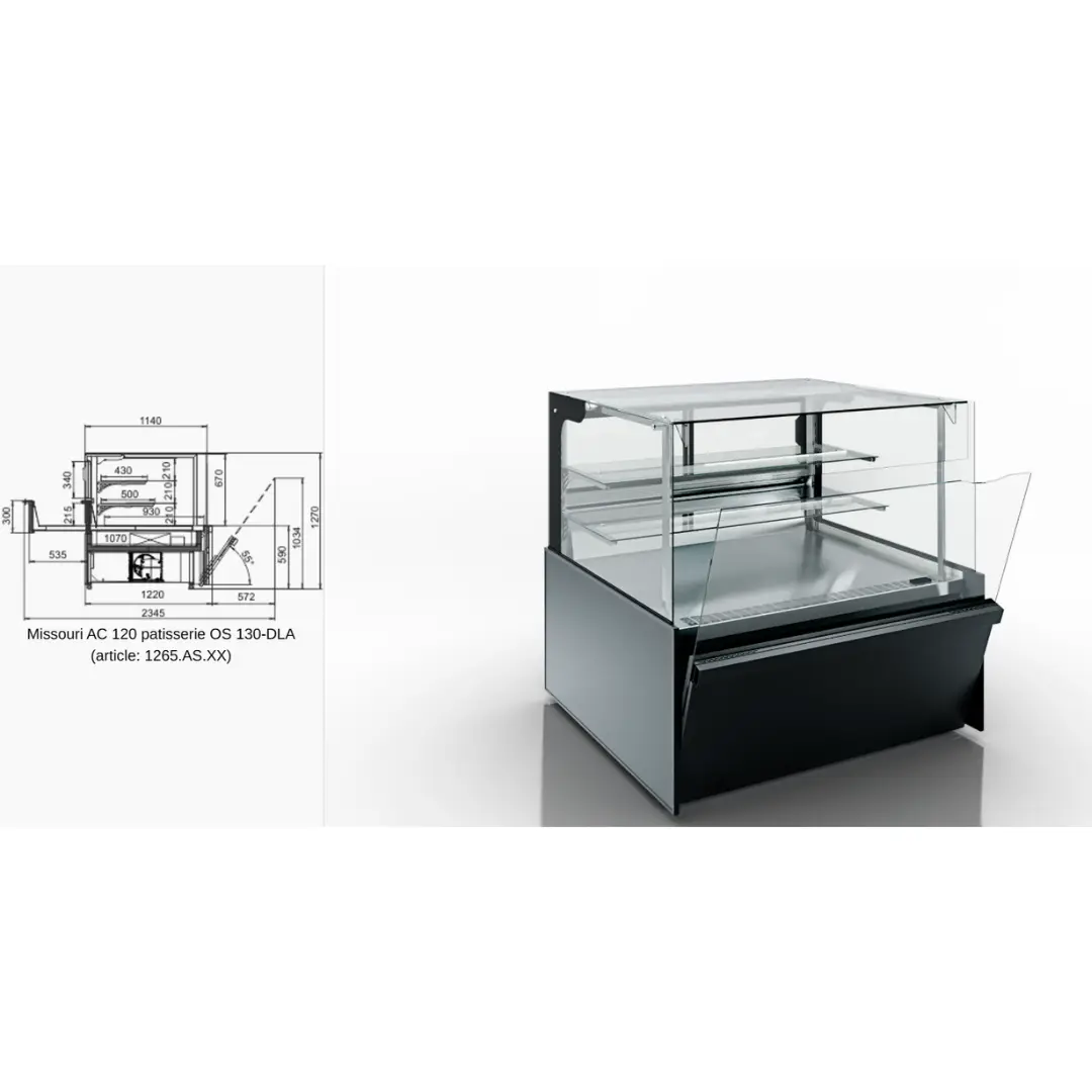 Missouri AC 120 patisserie OS 130-DLA - 1250