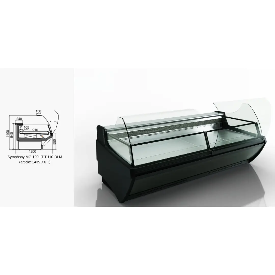 Витрина Symphony MG 120 LT PS 125-DLM - 1250