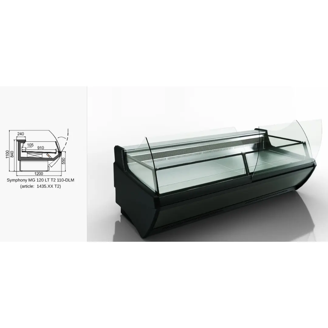 Витрина Symphony MG 120 LT PS 125-DLM - 1250