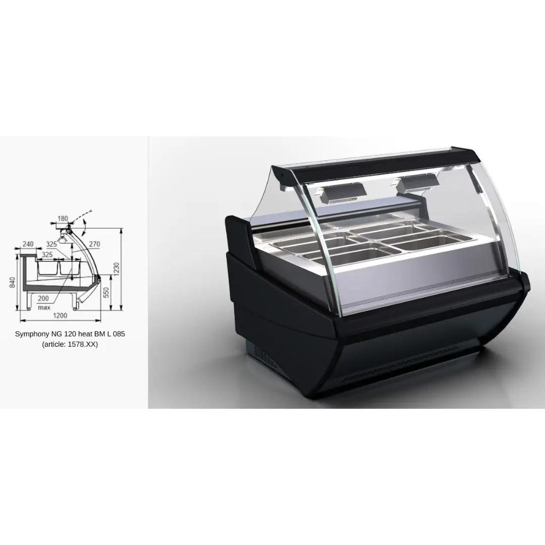 Витрина Symphony NG 120 heat PS 125 - 1250