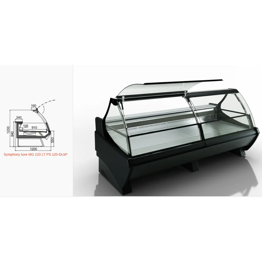 Витрина для замороженных продуктов Symphony luxe MG 120 LT PS 125-DLM - 1250