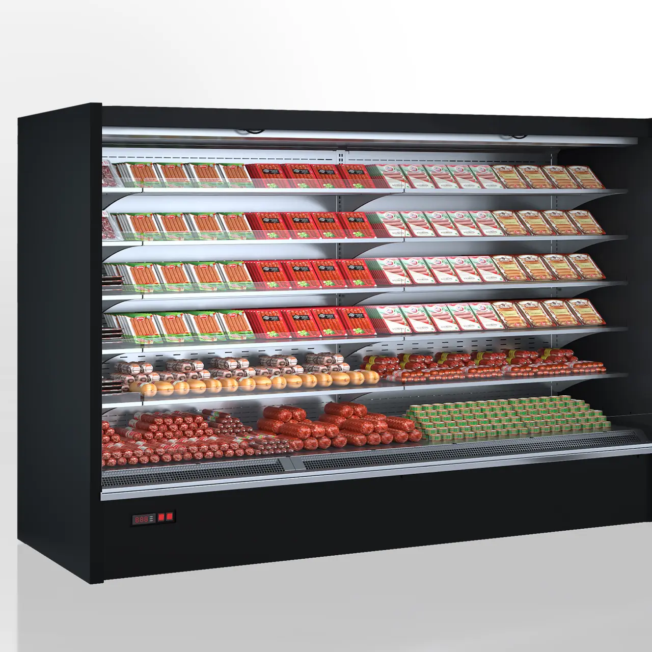 Полувертикальная витрина Indiana eco medium AV 070 MT O170-DLA - 937