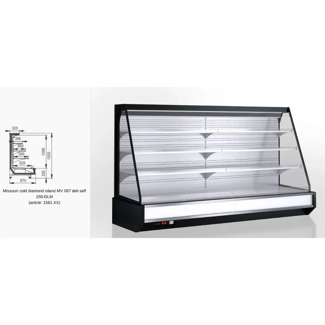 Промоциональная витрина Мissouri cold diamond island MV 087 deli self 150-DLM - 937