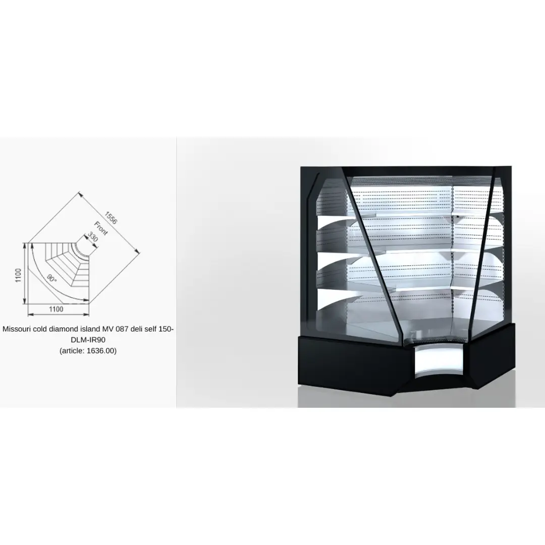 Промоциональная витрина Мissouri cold diamond island MV 087 deli self 150-DLM - 937
