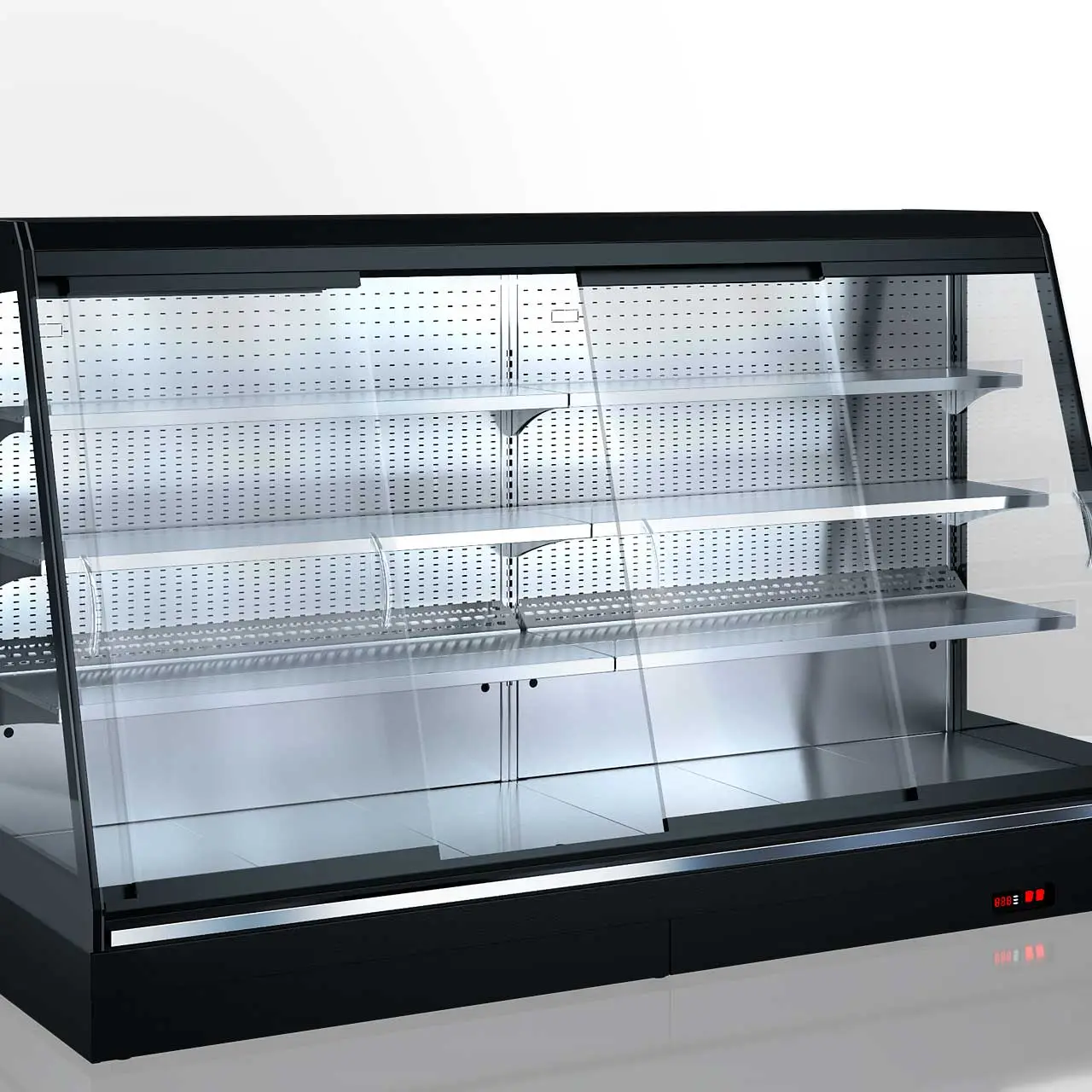 Полувертикальная витрина Louisiana eco MSV 095 MT D 160-DLM (Straight slide-doors Valentini) - 937
