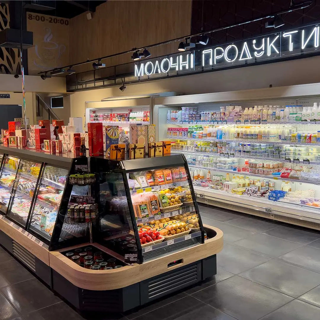 Полувертикальная витрина Indiana eco MSV 070 MT D 130-DLM - 937