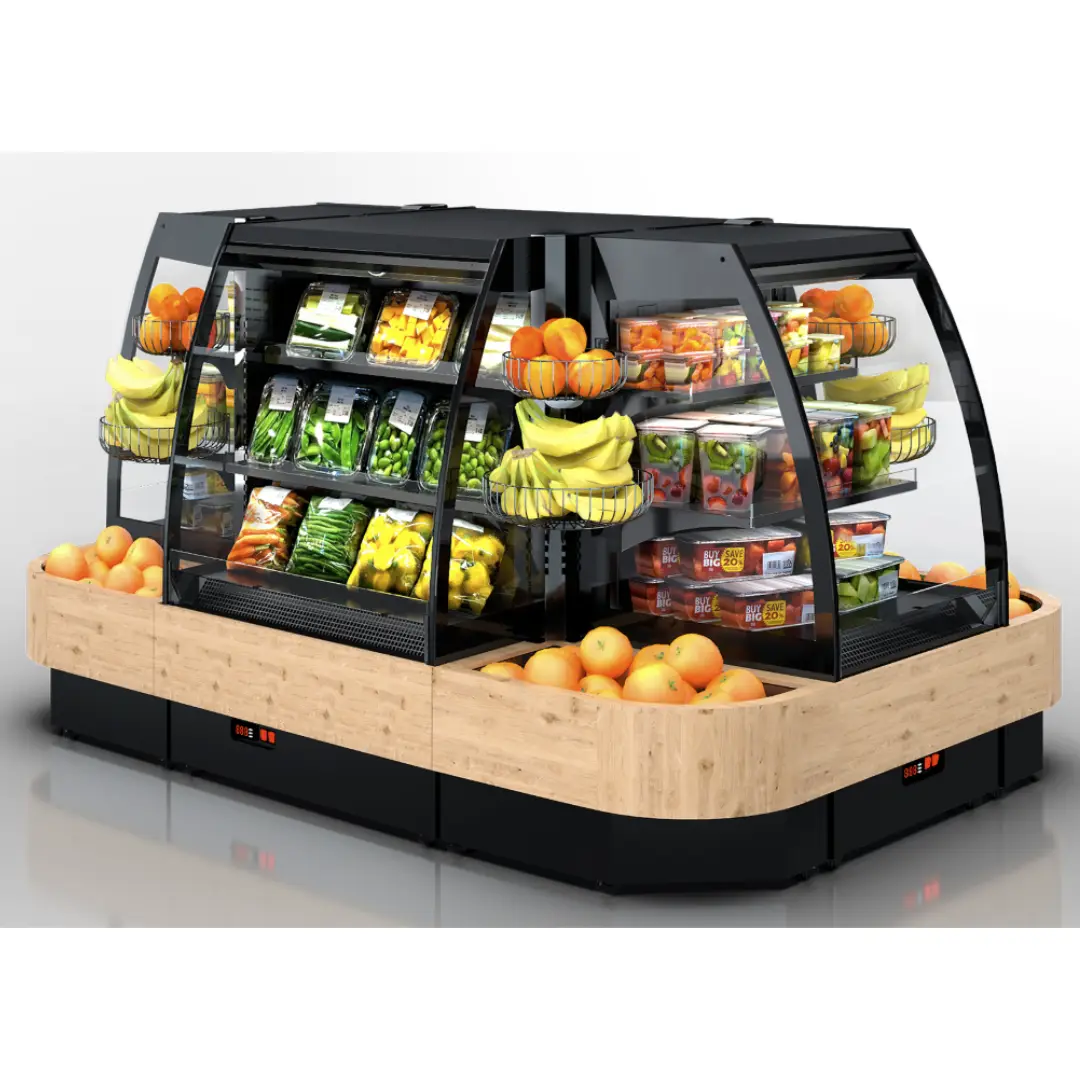 Полувертикальная витрина Indiana eco NSV 070 O 130 — угловые элементы