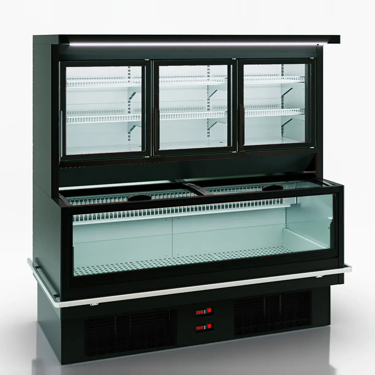 Витрина для замороженных продуктов Alaska combi 2 AHV 090 LT D/C 200-D/SLA - 1250