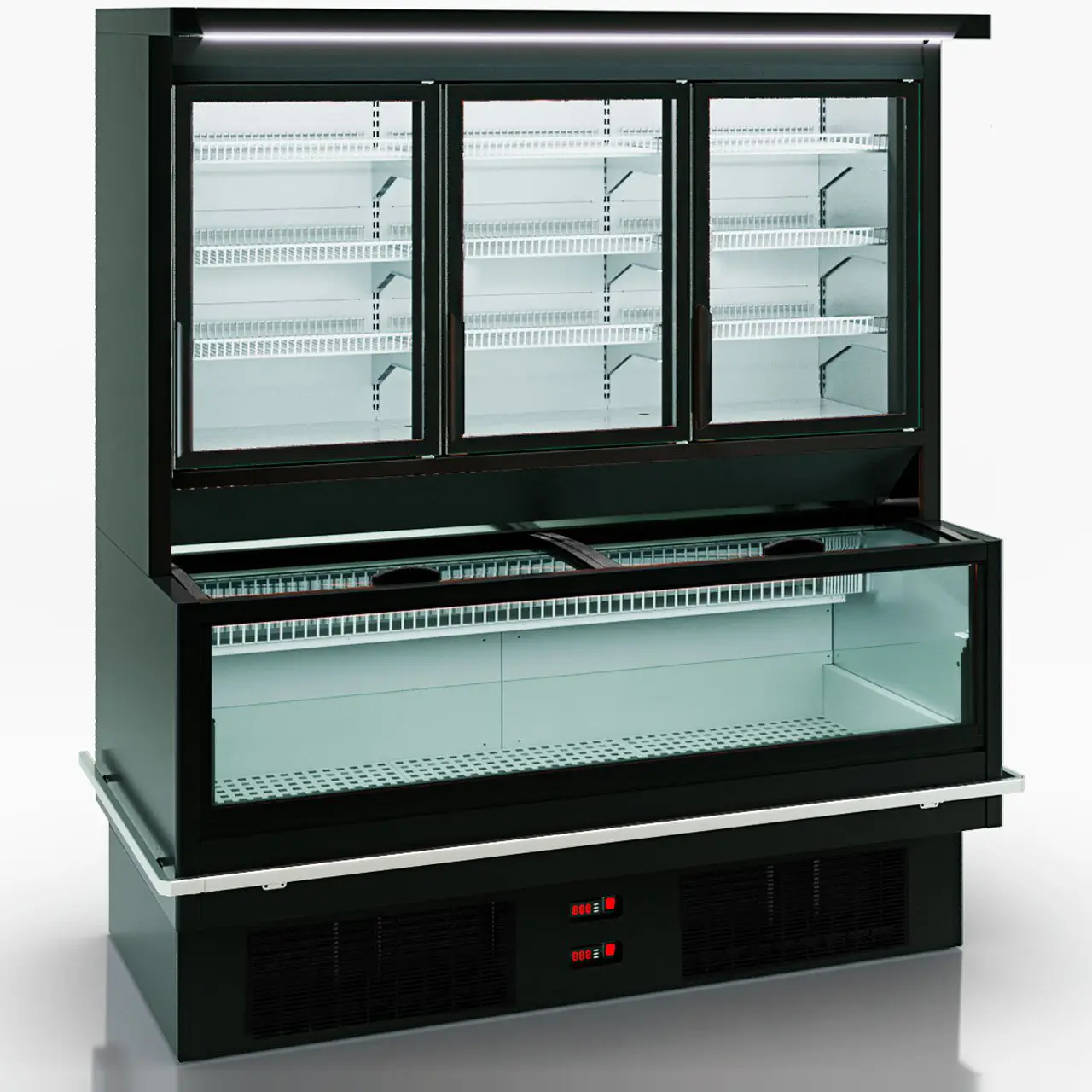 Витрина для замороженных продуктов Alaska combi 2 AHV 090 LT D/C 200-D/SLA - 1250